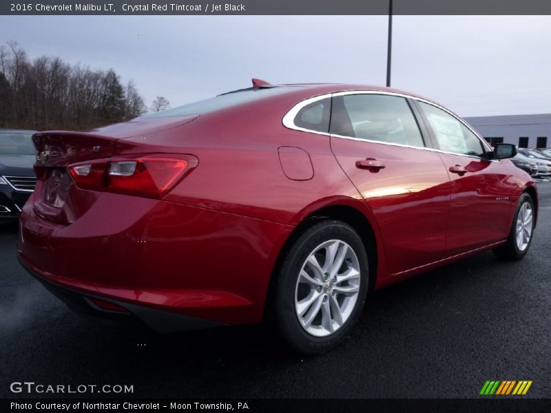 Crystal Red Tintcoat / Jet Black 2016 Chevrolet Malibu LT