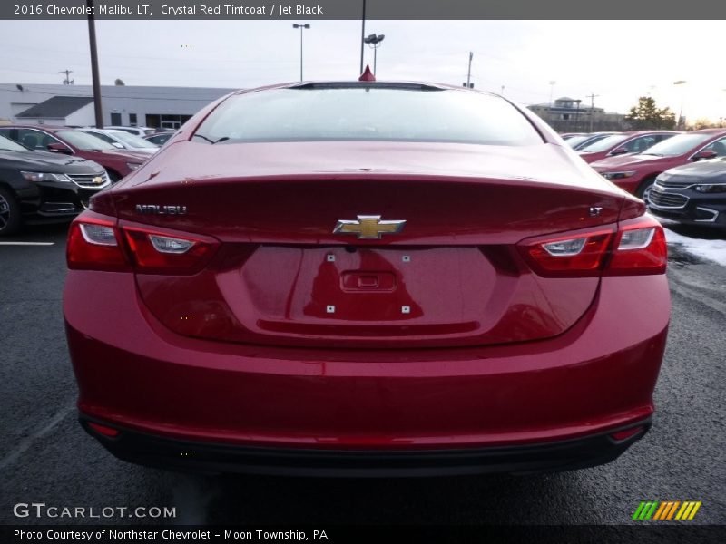Crystal Red Tintcoat / Jet Black 2016 Chevrolet Malibu LT