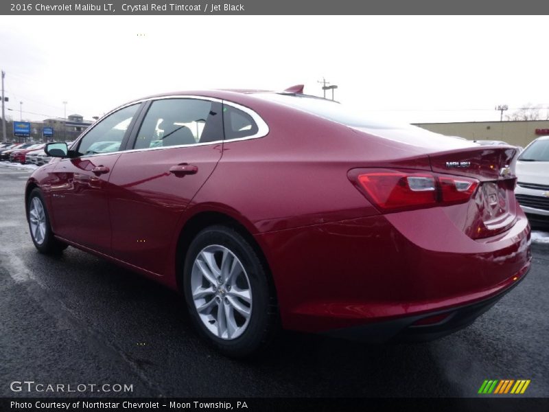 Crystal Red Tintcoat / Jet Black 2016 Chevrolet Malibu LT