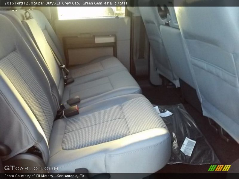 Green Gem Metallic / Steel 2016 Ford F250 Super Duty XLT Crew Cab