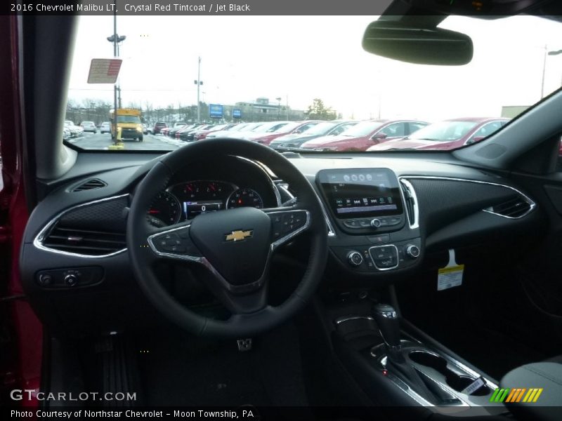Crystal Red Tintcoat / Jet Black 2016 Chevrolet Malibu LT