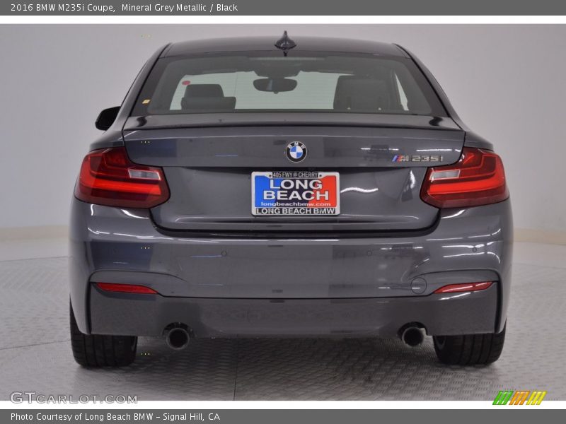 Mineral Grey Metallic / Black 2016 BMW M235i Coupe