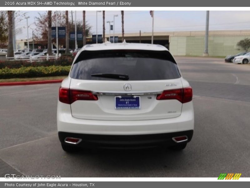 White Diamond Pearl / Ebony 2016 Acura MDX SH-AWD Technology