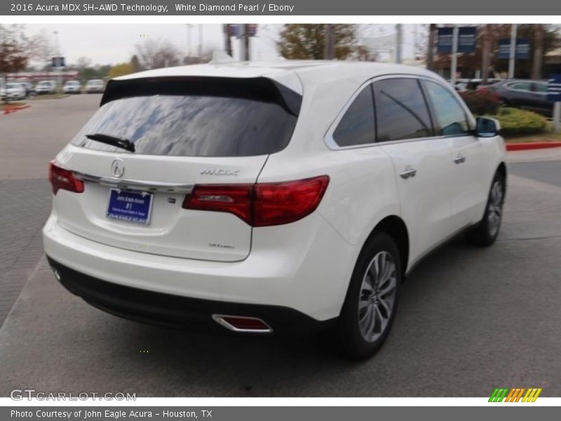 White Diamond Pearl / Ebony 2016 Acura MDX SH-AWD Technology