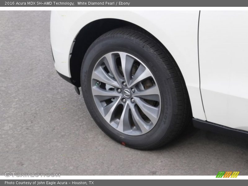 White Diamond Pearl / Ebony 2016 Acura MDX SH-AWD Technology