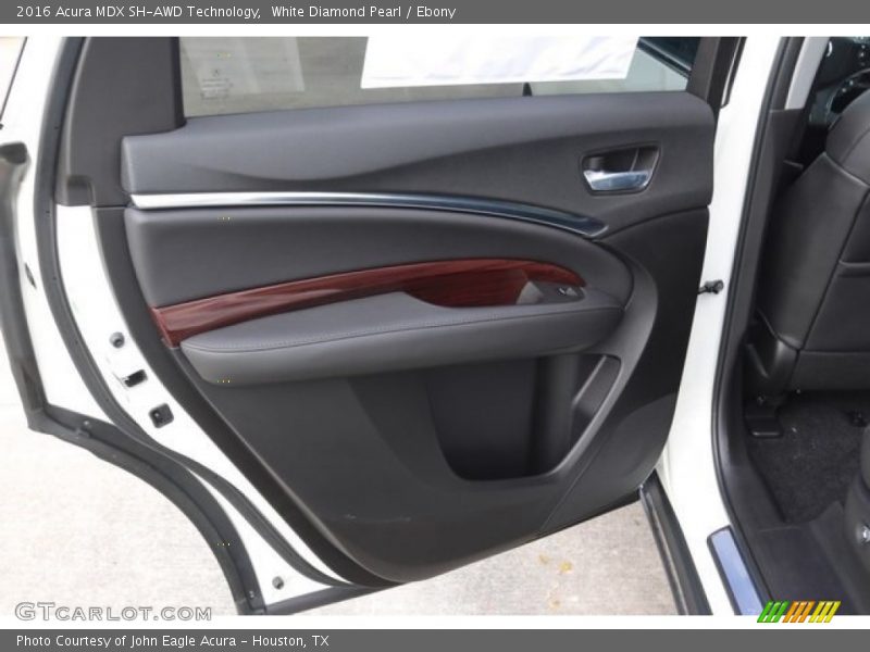 White Diamond Pearl / Ebony 2016 Acura MDX SH-AWD Technology