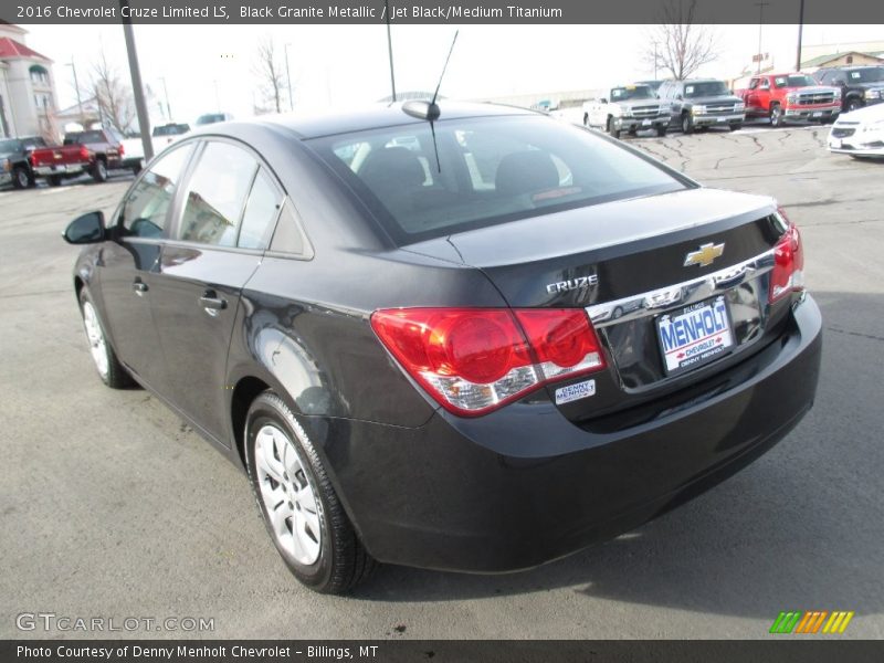 Black Granite Metallic / Jet Black/Medium Titanium 2016 Chevrolet Cruze Limited LS