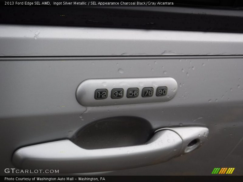 Ingot Silver Metallic / SEL Appearance Charcoal Black/Gray Alcantara 2013 Ford Edge SEL AWD