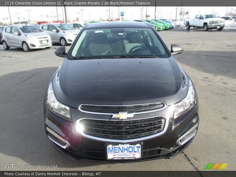 Black Granite Metallic / Jet Black/Medium Titanium 2016 Chevrolet Cruze Limited LS