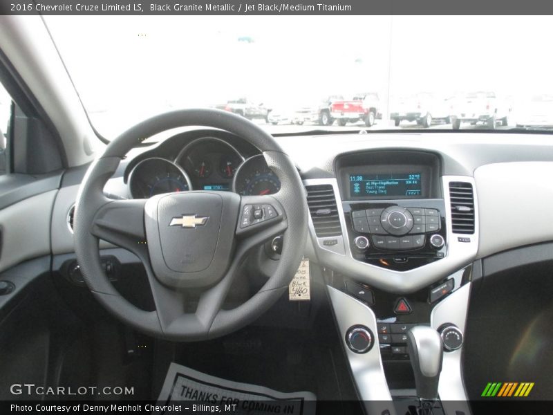 Black Granite Metallic / Jet Black/Medium Titanium 2016 Chevrolet Cruze Limited LS