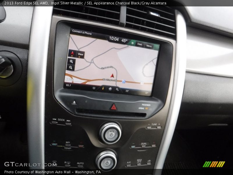 Ingot Silver Metallic / SEL Appearance Charcoal Black/Gray Alcantara 2013 Ford Edge SEL AWD