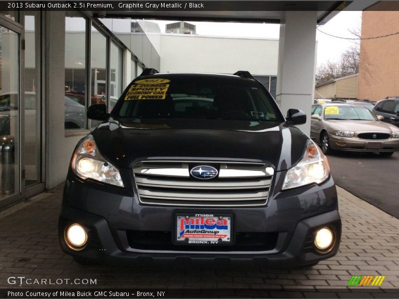 Graphite Gray Metallic / Black 2013 Subaru Outback 2.5i Premium