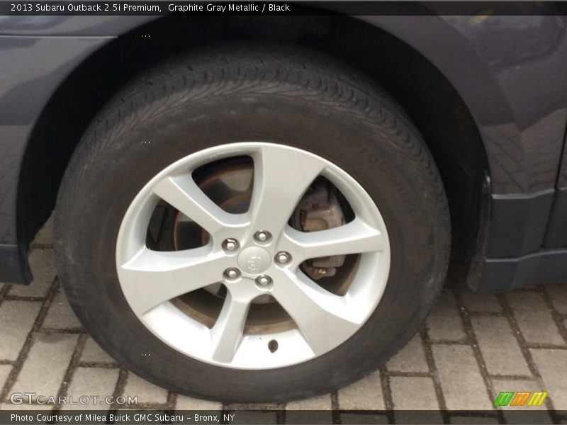 Graphite Gray Metallic / Black 2013 Subaru Outback 2.5i Premium