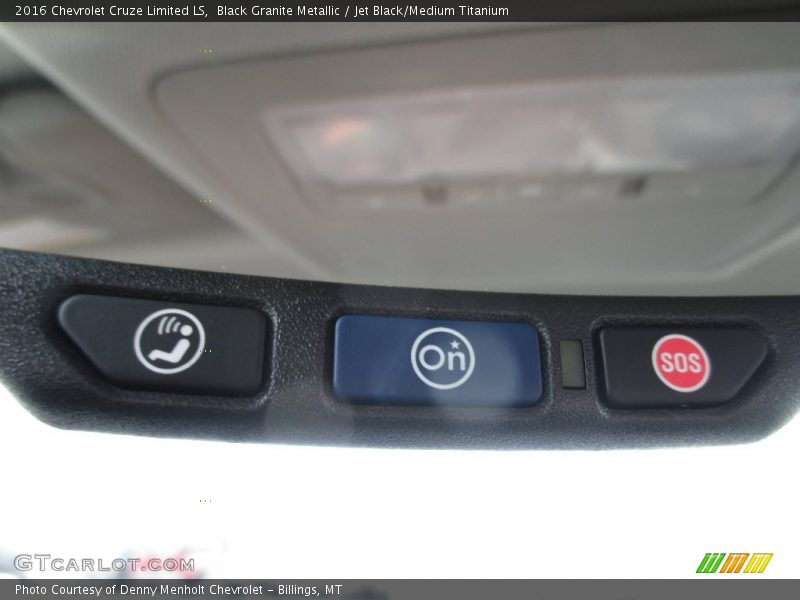 Black Granite Metallic / Jet Black/Medium Titanium 2016 Chevrolet Cruze Limited LS