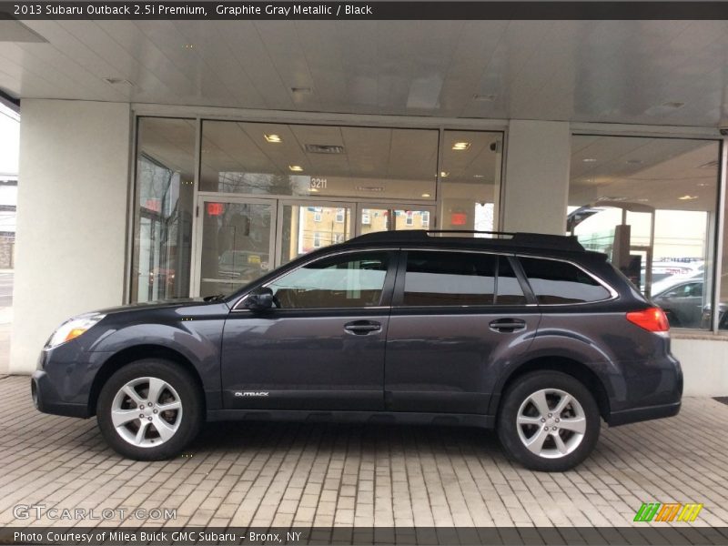 Graphite Gray Metallic / Black 2013 Subaru Outback 2.5i Premium