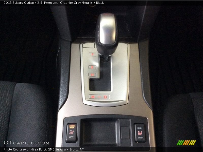 Graphite Gray Metallic / Black 2013 Subaru Outback 2.5i Premium