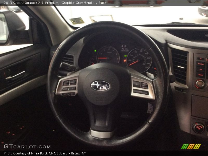 Graphite Gray Metallic / Black 2013 Subaru Outback 2.5i Premium