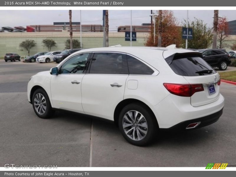 White Diamond Pearl / Ebony 2016 Acura MDX SH-AWD Technology