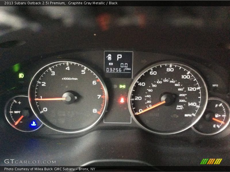 Graphite Gray Metallic / Black 2013 Subaru Outback 2.5i Premium