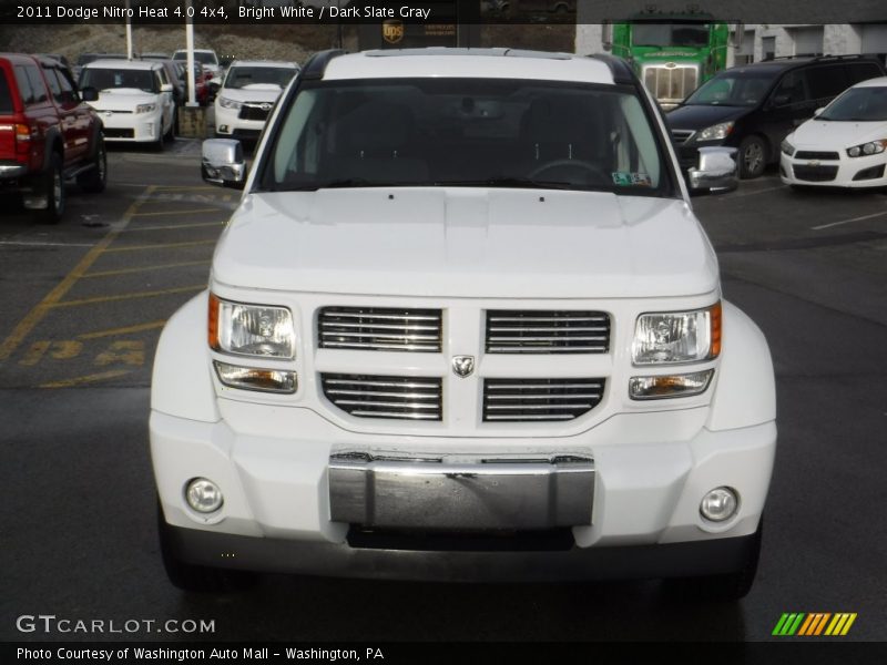 Bright White / Dark Slate Gray 2011 Dodge Nitro Heat 4.0 4x4
