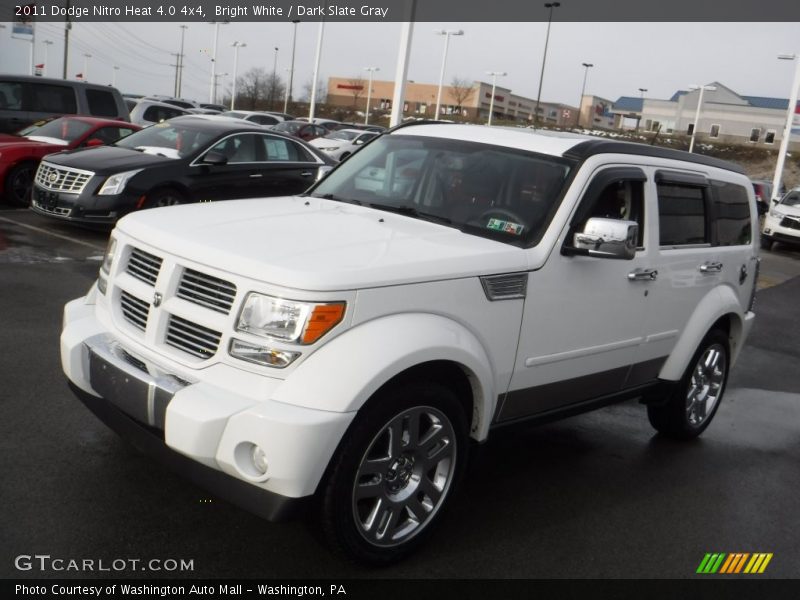 Bright White / Dark Slate Gray 2011 Dodge Nitro Heat 4.0 4x4