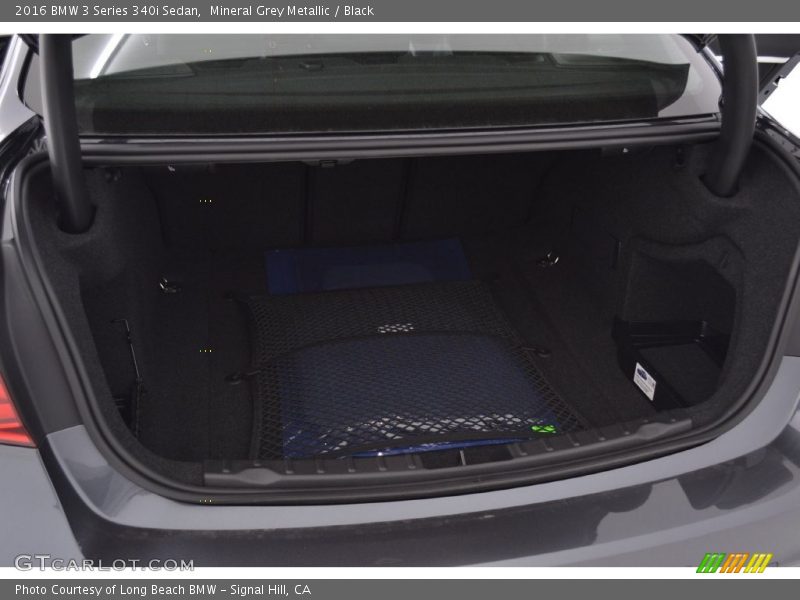 Mineral Grey Metallic / Black 2016 BMW 3 Series 340i Sedan