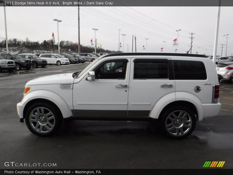 Bright White / Dark Slate Gray 2011 Dodge Nitro Heat 4.0 4x4