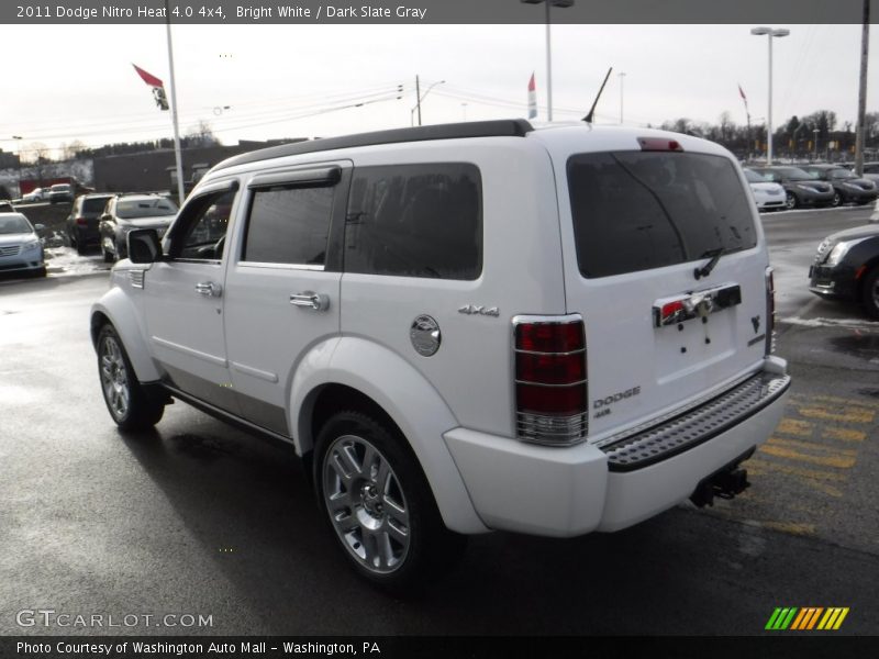 Bright White / Dark Slate Gray 2011 Dodge Nitro Heat 4.0 4x4