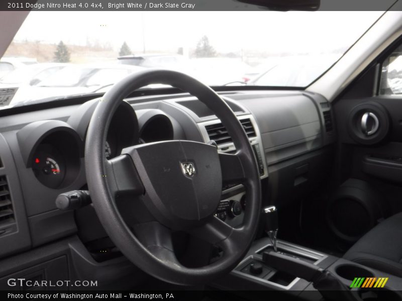 Bright White / Dark Slate Gray 2011 Dodge Nitro Heat 4.0 4x4