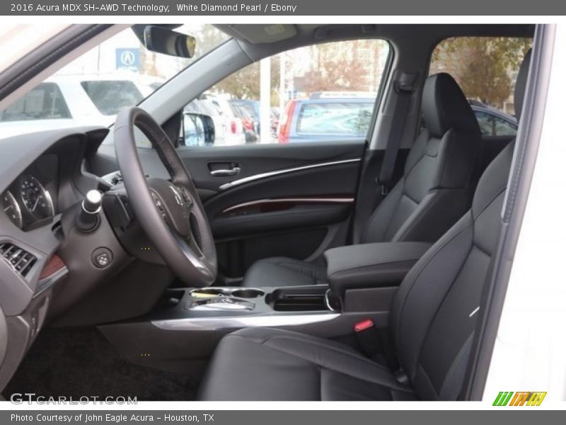 White Diamond Pearl / Ebony 2016 Acura MDX SH-AWD Technology