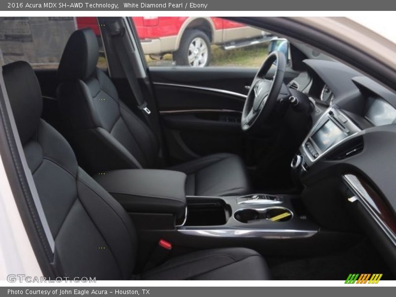 White Diamond Pearl / Ebony 2016 Acura MDX SH-AWD Technology
