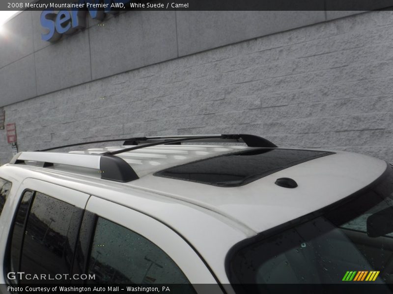 White Suede / Camel 2008 Mercury Mountaineer Premier AWD
