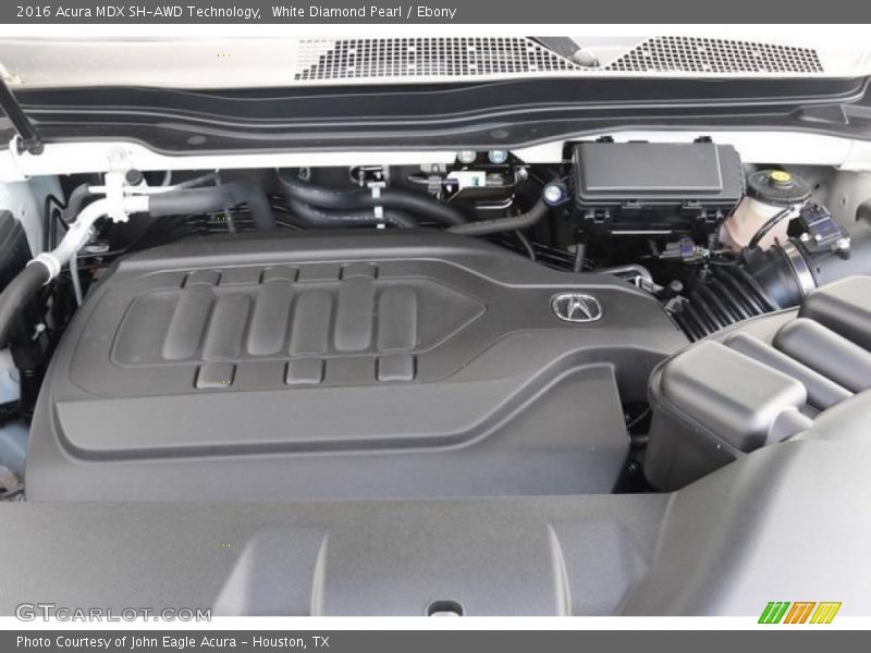 White Diamond Pearl / Ebony 2016 Acura MDX SH-AWD Technology
