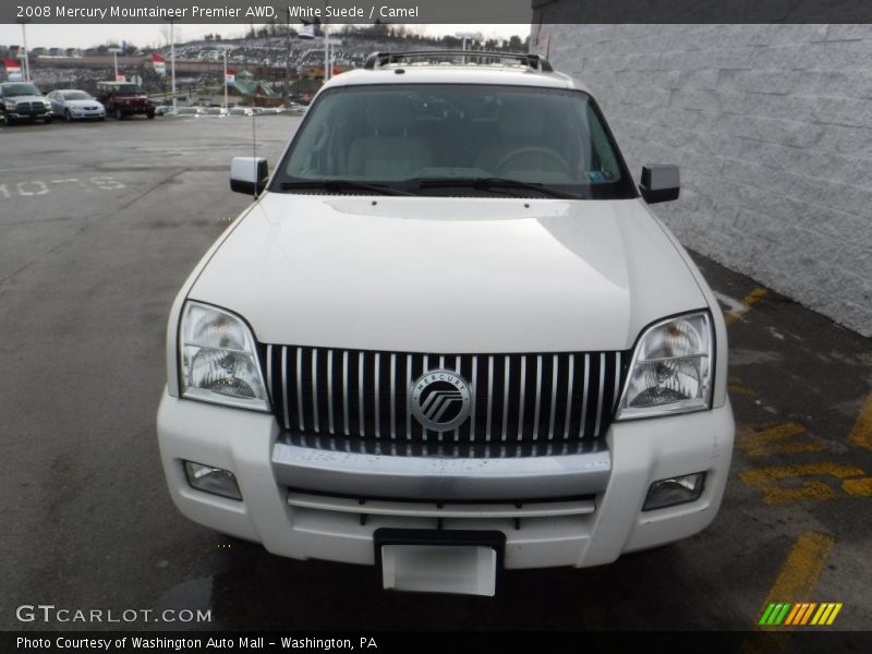 White Suede / Camel 2008 Mercury Mountaineer Premier AWD