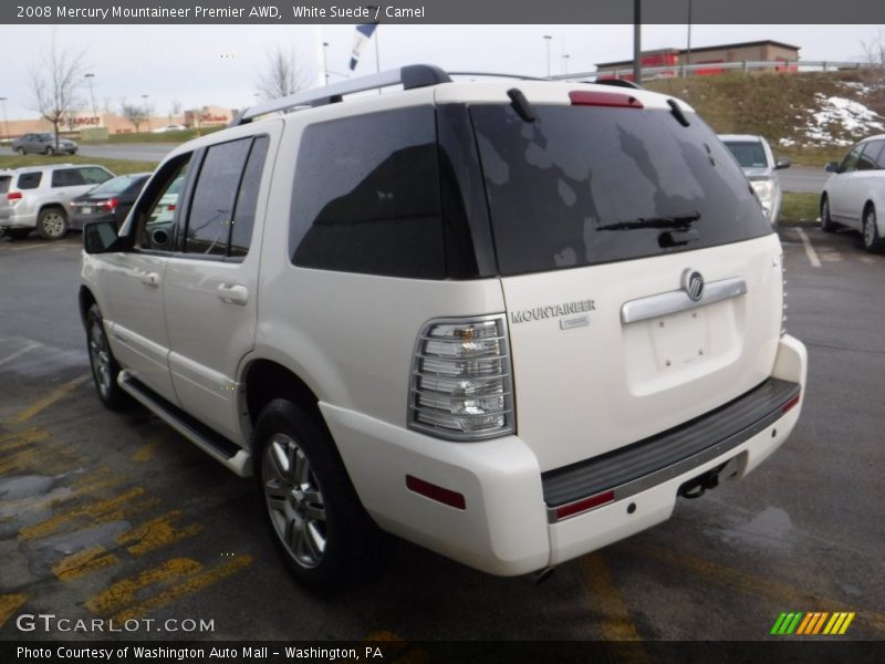 White Suede / Camel 2008 Mercury Mountaineer Premier AWD