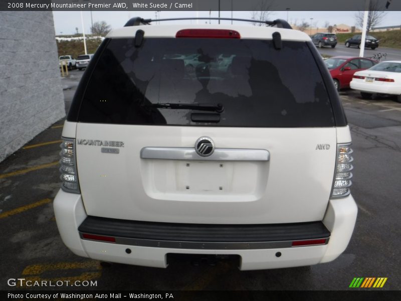 White Suede / Camel 2008 Mercury Mountaineer Premier AWD