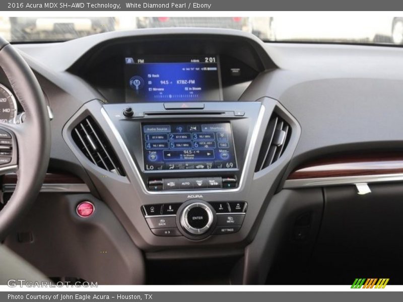 White Diamond Pearl / Ebony 2016 Acura MDX SH-AWD Technology