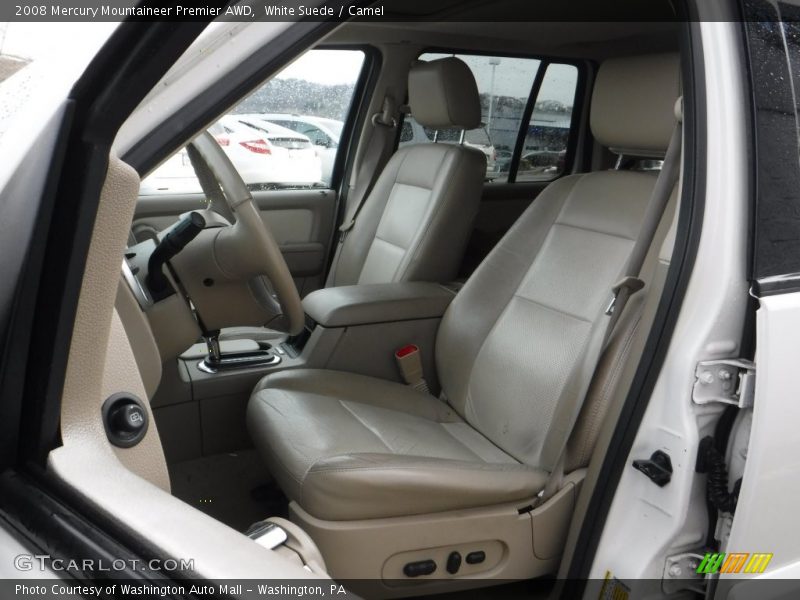 White Suede / Camel 2008 Mercury Mountaineer Premier AWD
