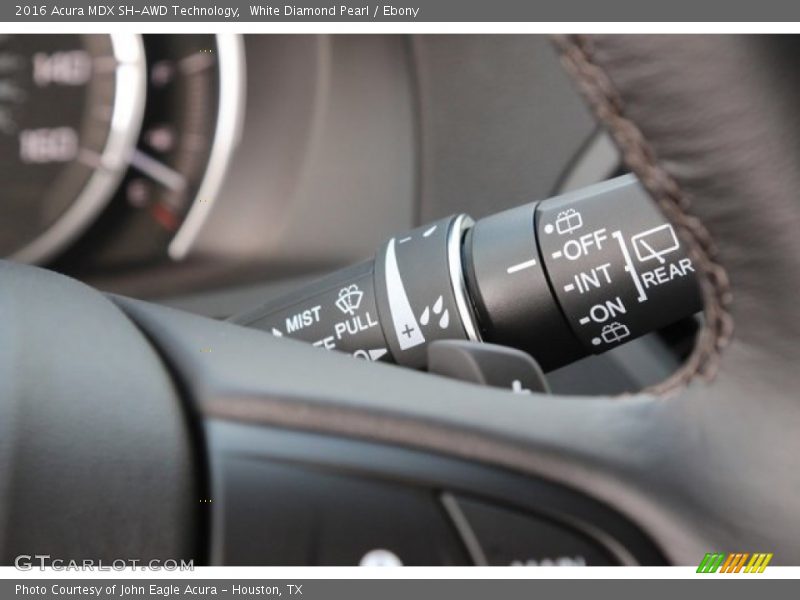 White Diamond Pearl / Ebony 2016 Acura MDX SH-AWD Technology
