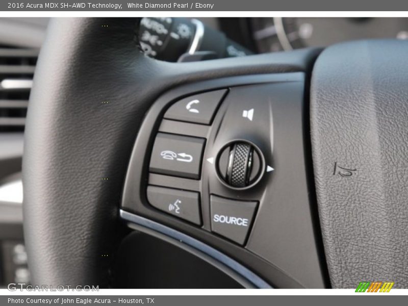 White Diamond Pearl / Ebony 2016 Acura MDX SH-AWD Technology