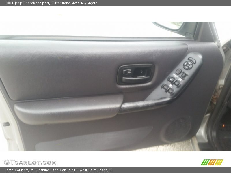 Silverstone Metallic / Agate 2001 Jeep Cherokee Sport