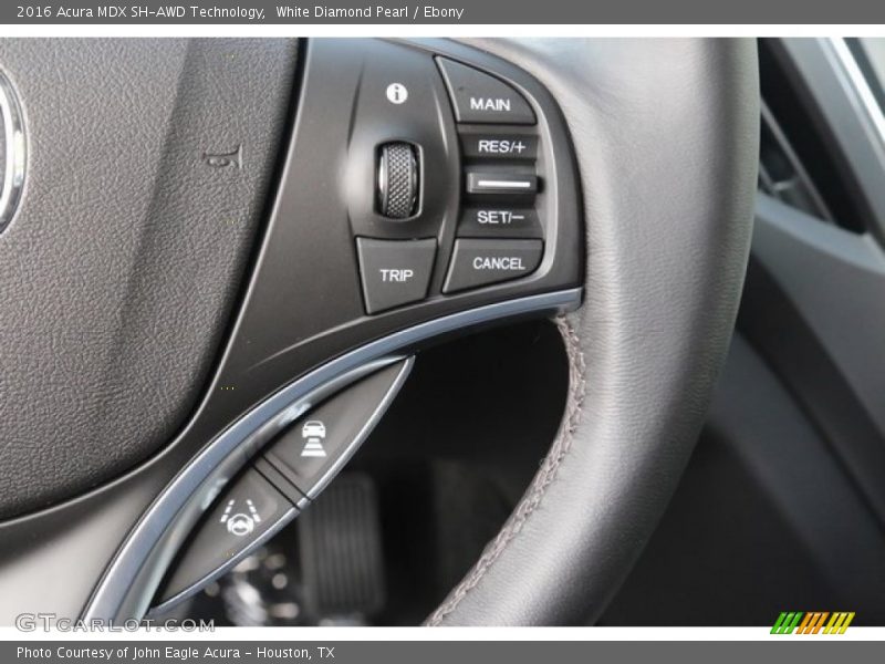 White Diamond Pearl / Ebony 2016 Acura MDX SH-AWD Technology