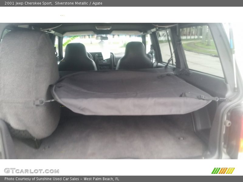 Silverstone Metallic / Agate 2001 Jeep Cherokee Sport