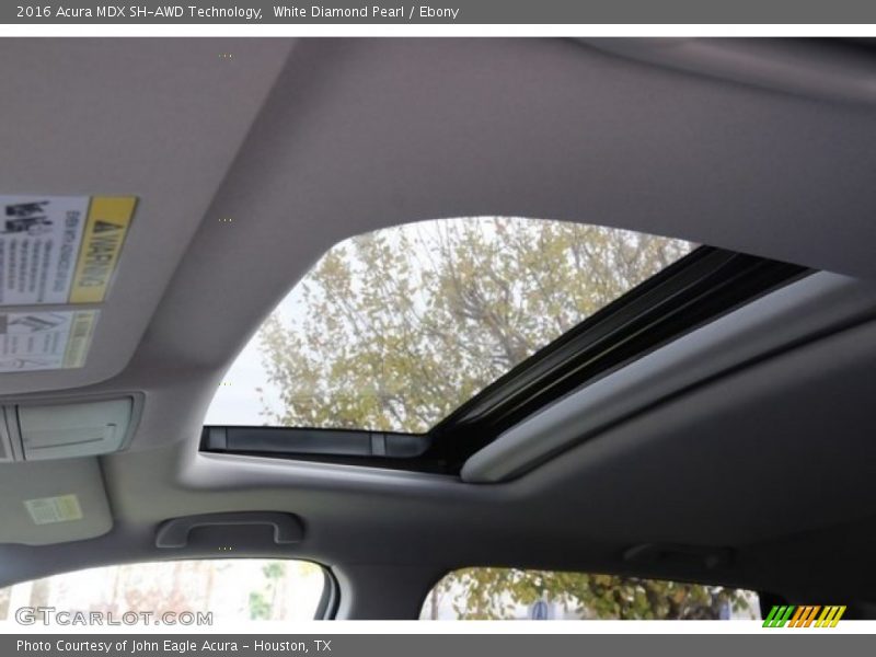 White Diamond Pearl / Ebony 2016 Acura MDX SH-AWD Technology