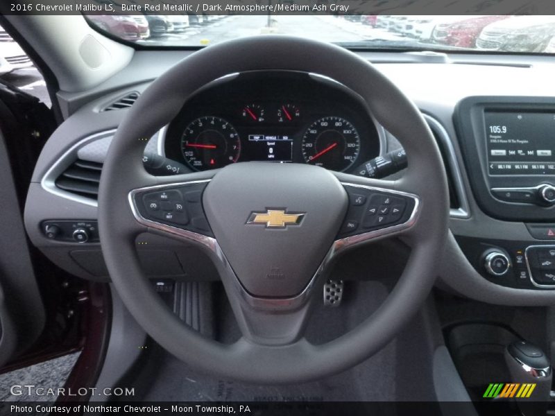 Butte Red Metallic / Dark Atmosphere/Medium Ash Gray 2016 Chevrolet Malibu LS