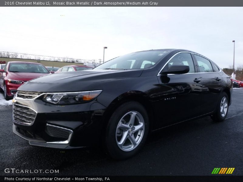 Mosaic Black Metallic / Dark Atmosphere/Medium Ash Gray 2016 Chevrolet Malibu LS