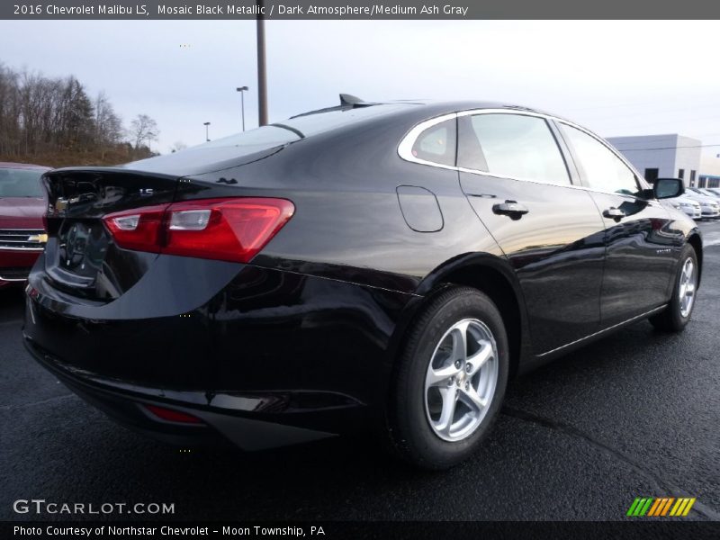Mosaic Black Metallic / Dark Atmosphere/Medium Ash Gray 2016 Chevrolet Malibu LS