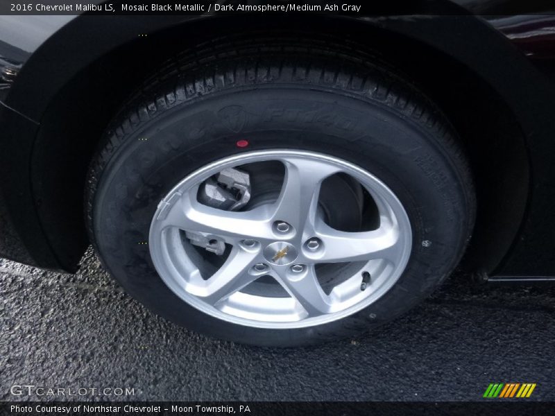 Mosaic Black Metallic / Dark Atmosphere/Medium Ash Gray 2016 Chevrolet Malibu LS
