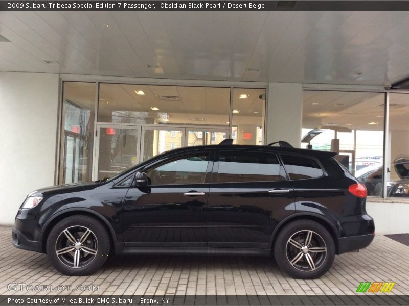 Obsidian Black Pearl / Desert Beige 2009 Subaru Tribeca Special Edition 7 Passenger