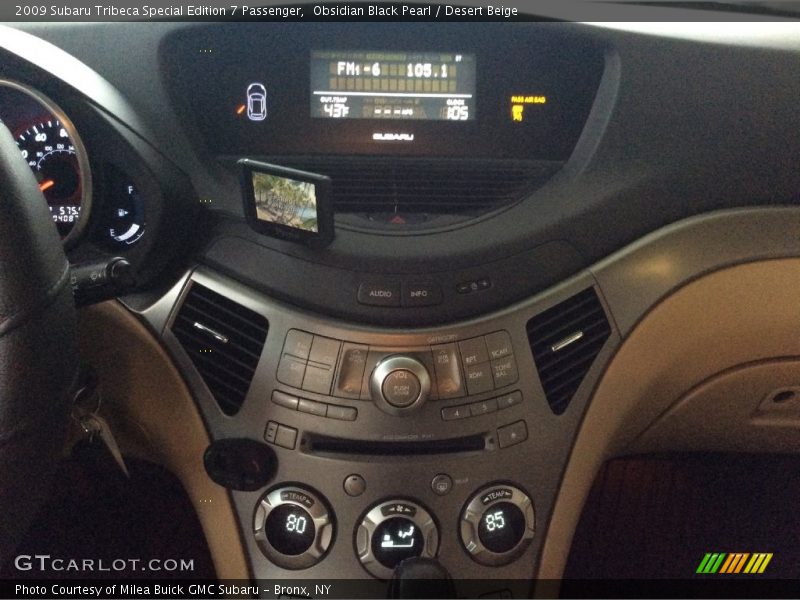 Obsidian Black Pearl / Desert Beige 2009 Subaru Tribeca Special Edition 7 Passenger